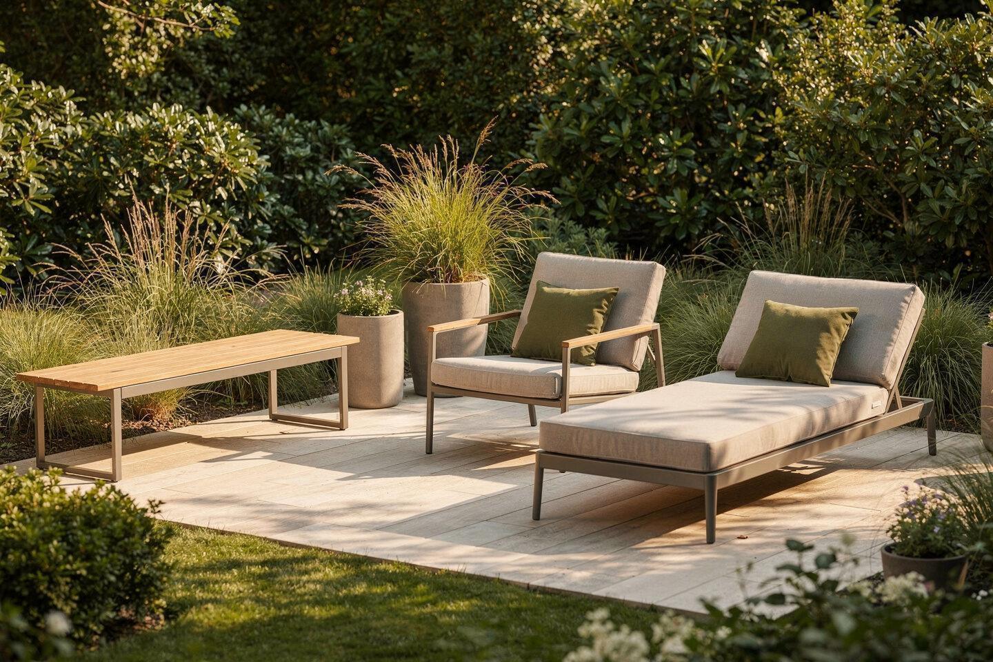 Gartenliegen und Daybeds – zum Ausruhen und Entspannen draußen bei Designer Gartenmöbel