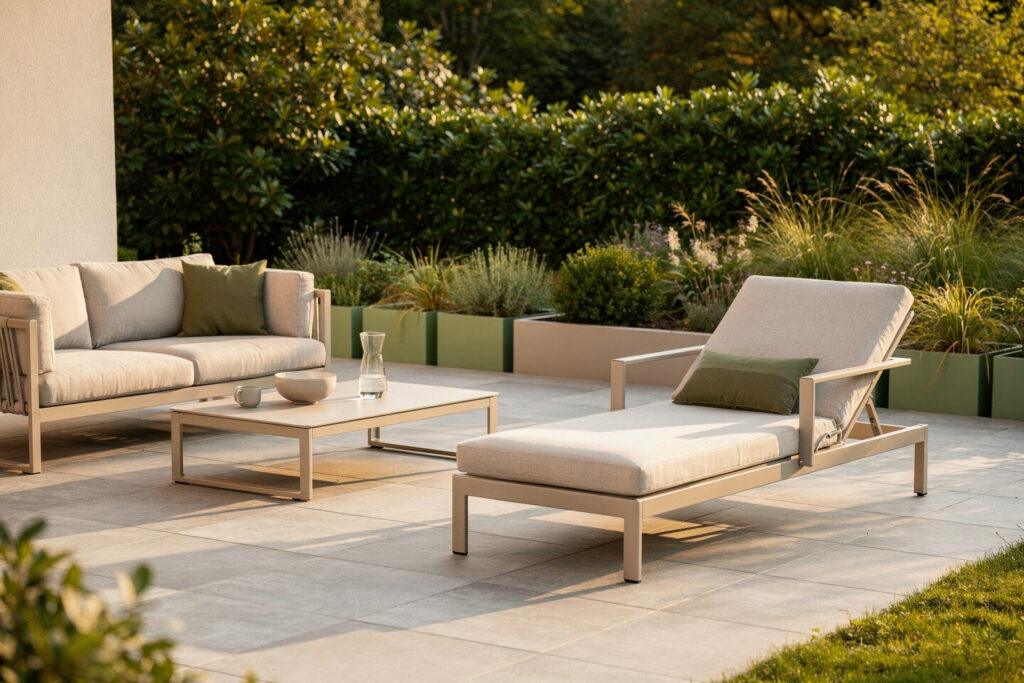 Sitzgruppe mit Gartenliegen und Daybeds kombinieren – Designer-Gartenmöbel