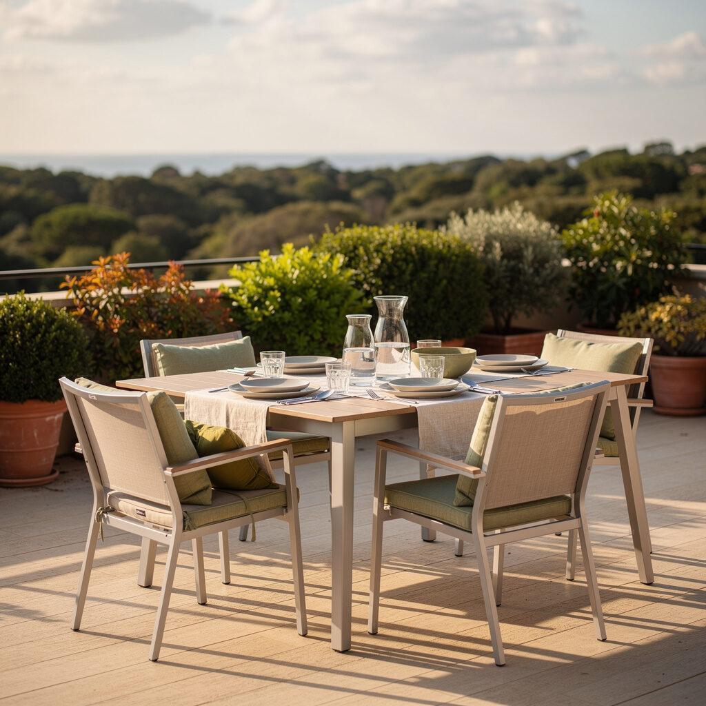 Designertische Garten Essen Freien