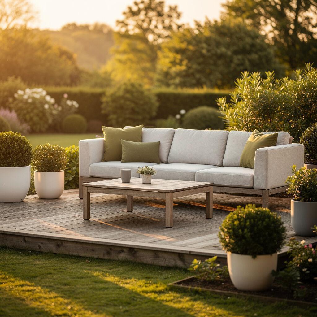 Terrasse Garten Designer-Loungemöbel
