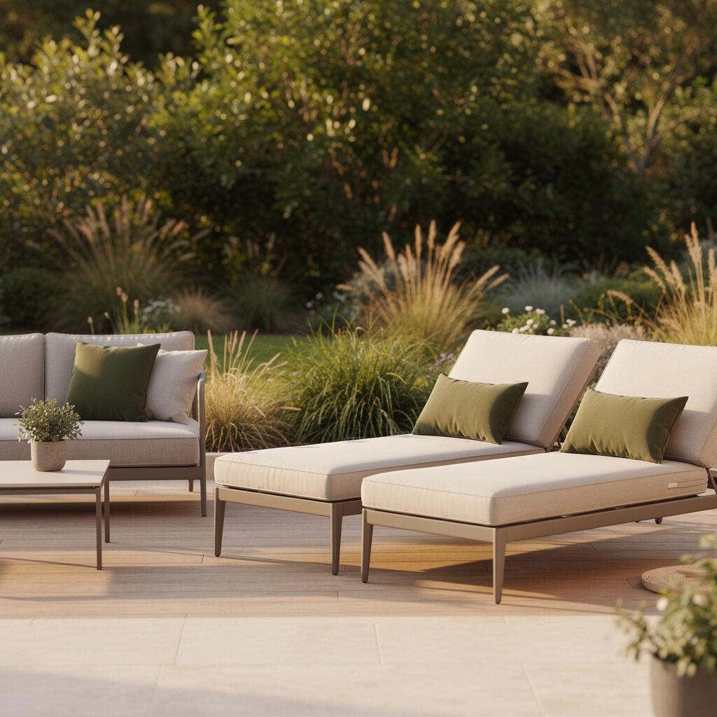 Loungemöbel und Gartenliegen, Designer Gartenmöbel, komfortable Sitzbereiche für jede Fläche