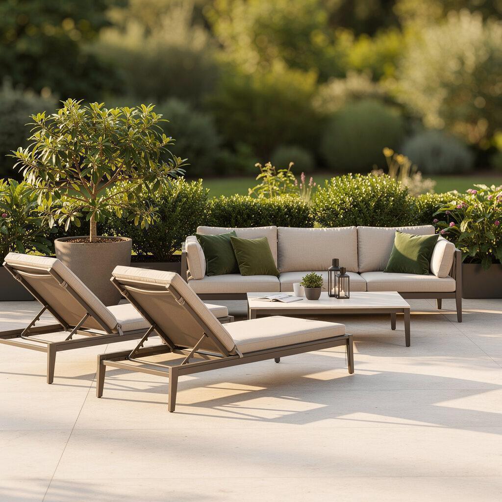 Designer Gartenmöbel – komfortable Sitzbereiche für jede Fläche – Loungemöbel und Gartenliegen