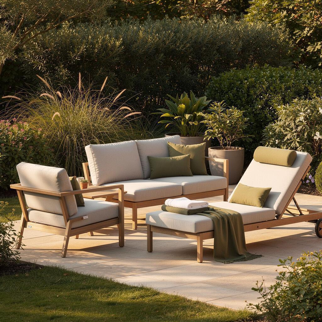 Designer Gartenmöbel Liegen und Loungemöbel entspannte Stunden