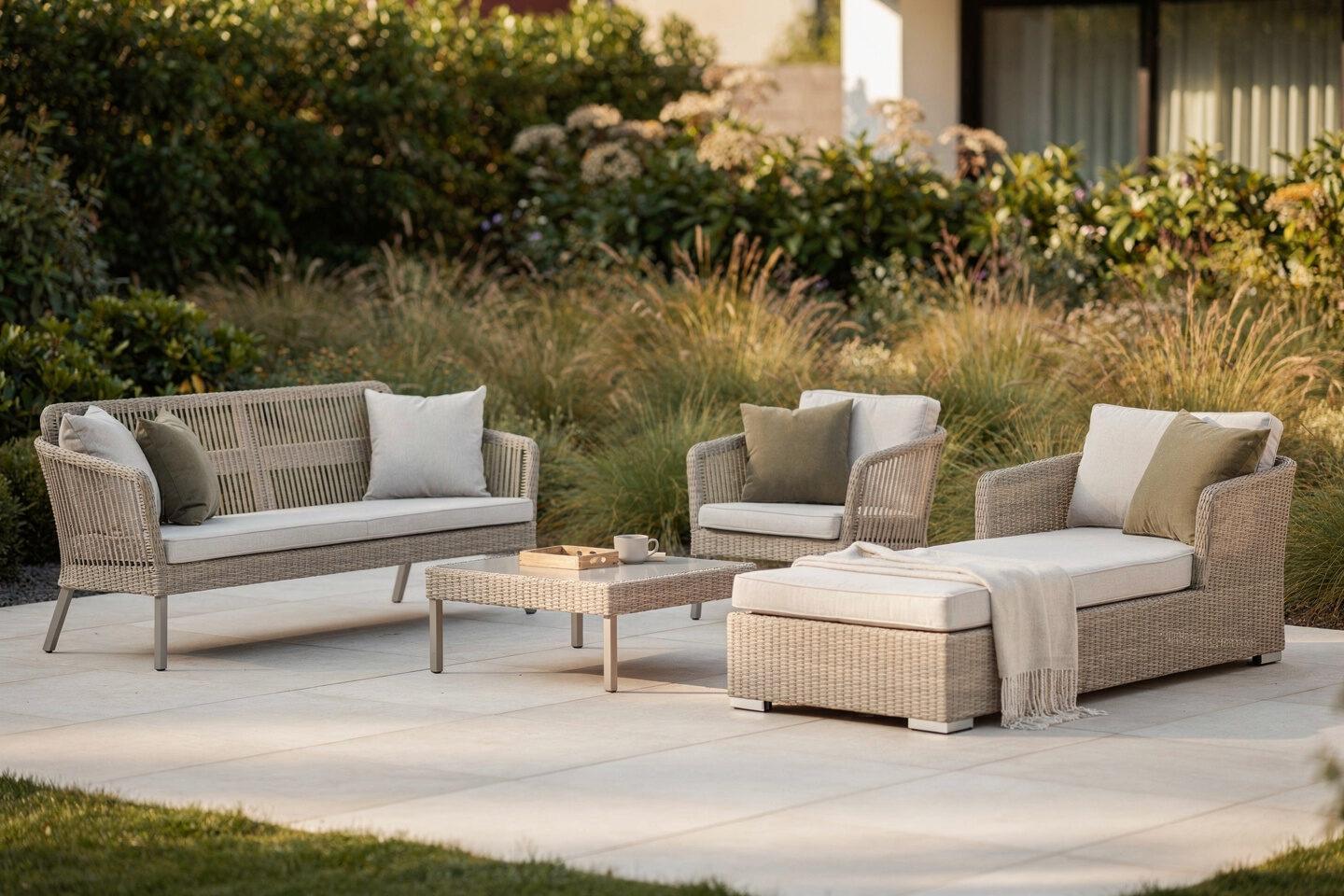 Materialien für Gartenmöbel – Eigenschaften und Unterschiede für Terrasse und Garten