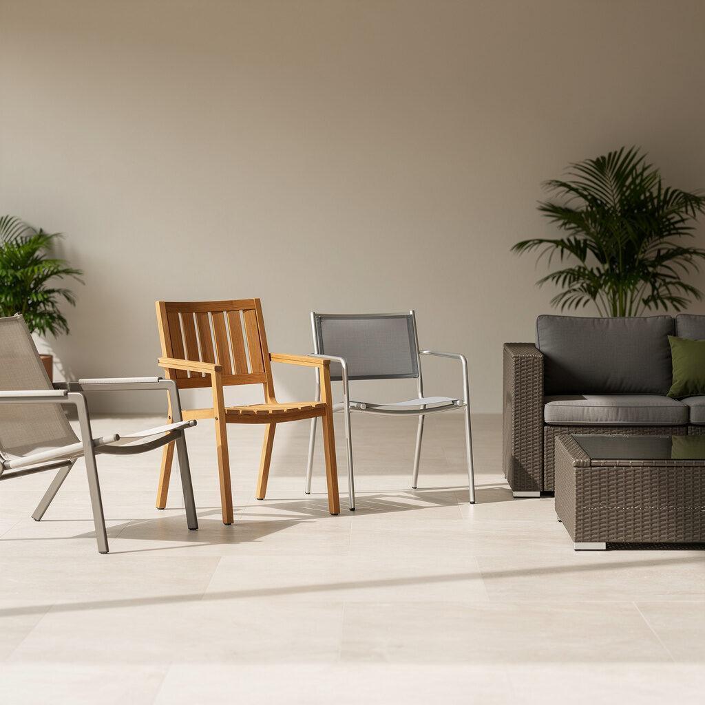 Materialien für Gartenmöbel im Überblick – Holz, Aluminium, Polyrattan, Textilgewebe – Designer Gartenmöbel
