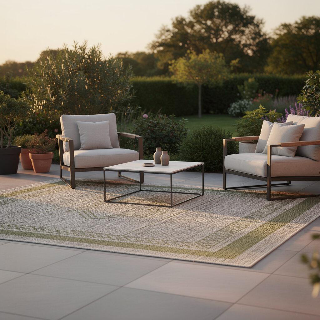 Outdoor-Teppiche Designer Gartenmöbel wohnliches Ambiente Terrasse