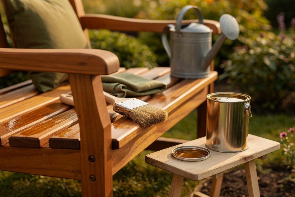 Pflege und Schutz Ihrer Gartenbank – so verlängern Sie die Lebensdauer – Designer Gartenmöbel