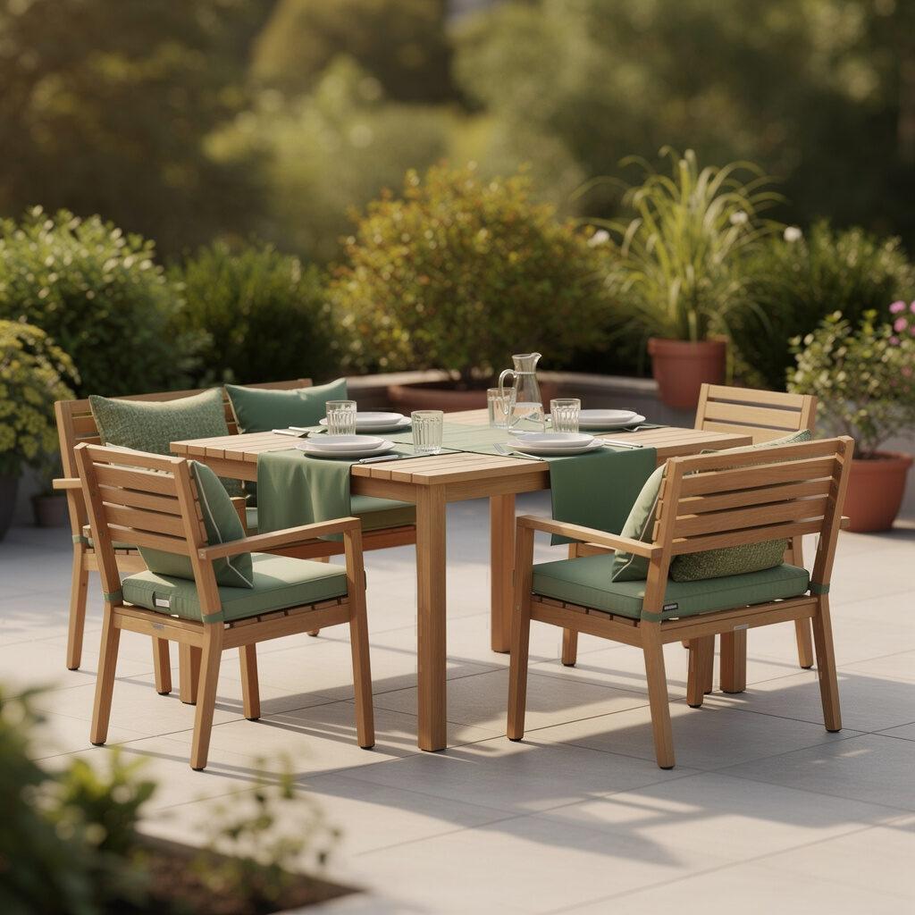 Designer Gartenmöbel Tische Sitzgruppen Mahlzeiten im Freien
