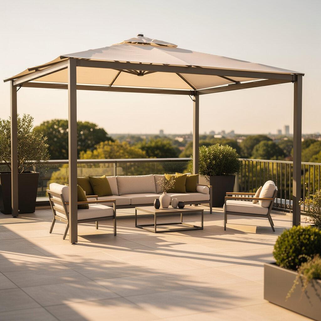 Sonnenschirme Schattenspender Pavillons
