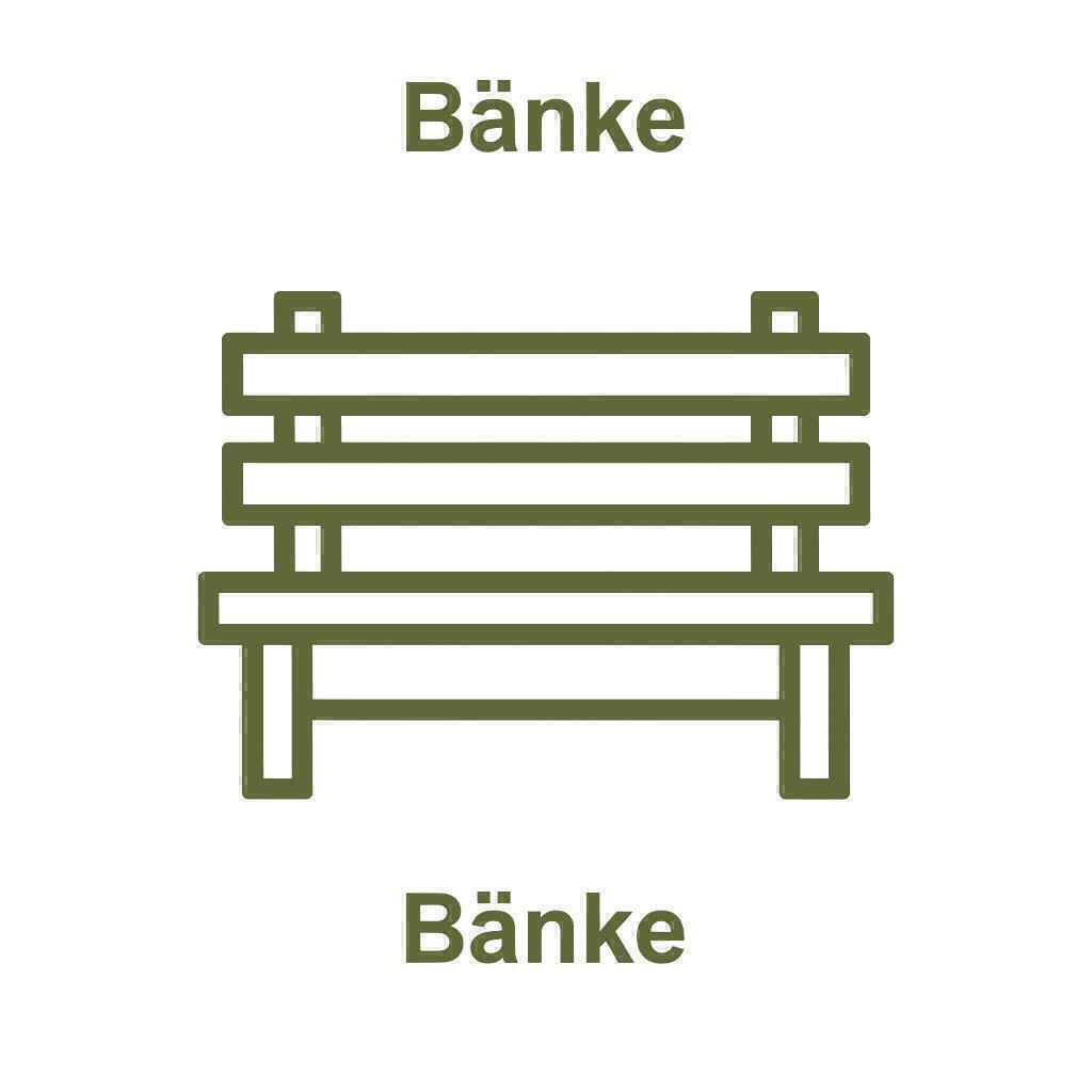 Verweilen Garten-Sitzbänke